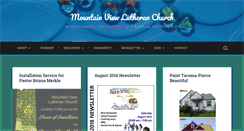 Desktop Screenshot of mtviewlutheran.org